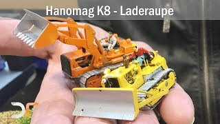 Mikromodell  Hanomag K8 Laderaupe  RC 187 [upl. by Yearwood]