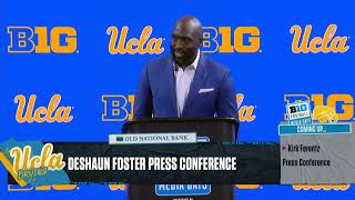 UCLA head coach DeShaun Fosters press conference at Big Ten Media Day 724 [upl. by Ayekel622]