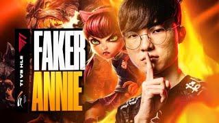 ANNIE LOCKED IN FOR FAKER VS ZEKA amp HLE  LCK SPRING 2024  CAEDREL [upl. by Ecirtael]