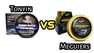 Comparison Between Tonyin Ceramic Coating Wax and Meguiers Gold Class Carnauba Plus Paste Wax [upl. by Brandise]