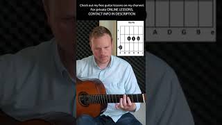 Aguas de Março lesson  Guitar lesson  Michael McClintock  Shorts [upl. by Onaivlis662]