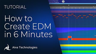 Creating EDM in 6 Minutes w AIVA [upl. by Einahets]