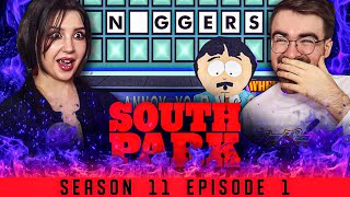 SOUTH PARK  NWord Guy  Season 11 Episode 1 REACTION [upl. by Aihcsrop279]