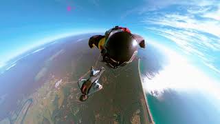 RICOH THETA  360 camera wingsuit [upl. by Suhsoj]