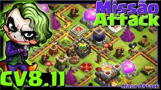 CORINGA CV811 COMO MONTAR A SUA  ATAQUES NA GUERRA  CLASH OF CLANS [upl. by Ardnnek343]