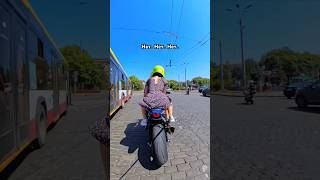 Пропустил самое ИНТЕРЕСНОЕ😅 Когда понял что ОБГОНЯТЬ было лишним😂 bikelover motoraido мото [upl. by Graf]