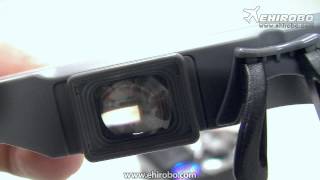 eHIROBOcom  WALKERA FPV Video Goggle Glasses for DEVO F4 F7 Transmitter Connection [upl. by Yakcm]