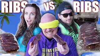 321 Ribs VS Low amp Slow Smoked Ribs Backyard BBQ Battle [upl. by Analise]