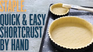 Easy and tasty handmade shortcrust pastry chef recipe [upl. by Ddahc]