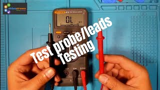 MultimeterTester Test leads Test [upl. by Torrence676]