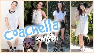 Festival Outfits ♡Coachella Inspired Looks♡ [upl. by Landbert]