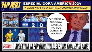 CHARLA FUTBOLERA EN F90  ¿A QUIEN PREFERIS EN UNA FINAL A URUGUAY O A COLOMBIA [upl. by Esac610]