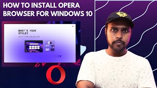 How to install opera browser for windows 10  how to download and install opera browser [upl. by Ruthann]