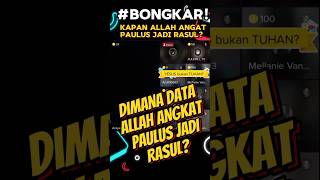 Allah angkat Paulus jadi Rasul⁉️shorts trending mualaf bible yesus islam [upl. by Ettelracs]