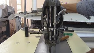 How to Time a Sewing Machine Singer 24112TUTORIAL 3 Car upholstery [upl. by Enilehcim]