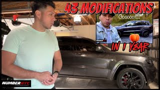 43 Mods Ive done in ONE YEAR on my Jeep Grand Cherokee WK2 [upl. by Remle]