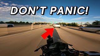 2 CLOSE CALLS IN 1 DAY  Motovlog [upl. by Bourn]