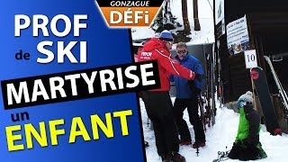 Prof de ski martyrise un enfant [upl. by Lerred]