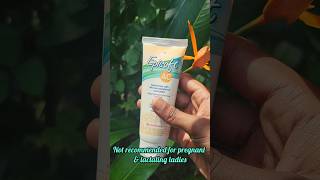 Sunscreen review review skincare sunscreen ytshorts beauty skincareroutine beautyhacks [upl. by Ahsyekat]