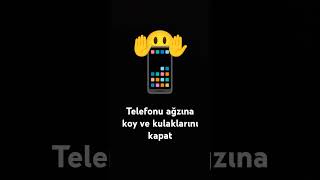 Kulaklarını kapat ve telefonu ağzına koy [upl. by Junieta]