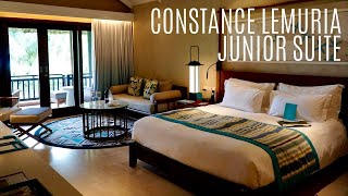 Junior Suite at Constance Lemuria Resort Praslin Island  Seychelles [upl. by Airamalegna]