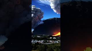 Explosion 💥 explosion volcano shorts shortvideos [upl. by Haidabo]