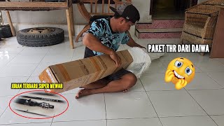 BERBAGAI PERALATAN TEMPUR TERBARU DARI DAIWA  UNBOXING PAKET SEBELUM HARI LEBARAN [upl. by Adirf]