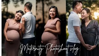 MATERNITY PHOTO SHOOT VLOG 🤰🏼 FULL VIDEO [upl. by Naujat613]