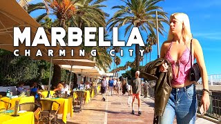 Marbella Spain Charming City November 2023 Update Costa del Sol  Málaga 4K [upl. by Mcfarland]