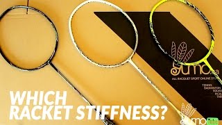 Badminton Racket Stiffness Nanoray Series  YumoTube [upl. by Ula518]