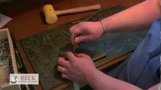 Leather Craft Training 2  Setting Dot Snaps  Basic Skills HD [upl. by Peder907]