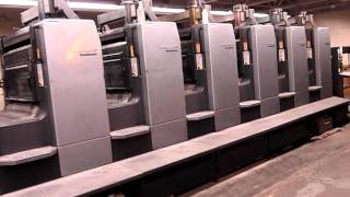 Heidelberg 8Color Sheet Fed Printing Press Machine Model SM1028P5L [upl. by Parette859]