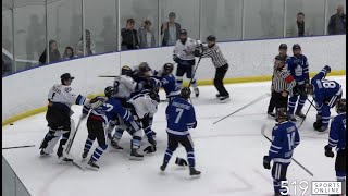 GOJHL  London Nationals vs Port Colborne Sailors [upl. by Aronid]