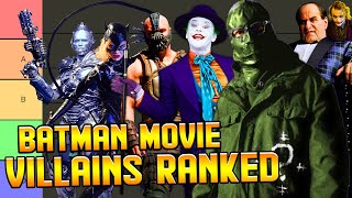 All Batman Movie Villains Ranked From Worst to Best [upl. by Icul]