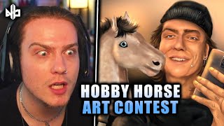 Das ist Kunst 😍  Hobby Horsing Art Contest  Niekbeats [upl. by Voltmer]