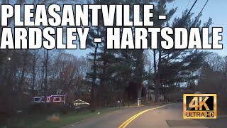 Driving Pleasantville to Hartsdale via Ardsley 4K [upl. by Alohs]