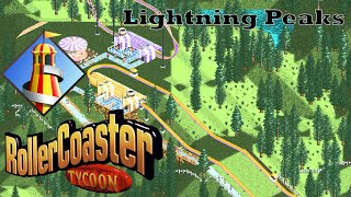 RollerCoaster Tycoon OpenRCT2  Lightning Peaks [upl. by Calvinna]