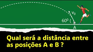 QUESTÃO 3  LANÇAMENTO OBLÍQUO FMItMG Uma bola está parada sobre o gramado de um campo horizonta [upl. by Garnette977]