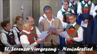 St Lorenzer Viergesang quotNeujahrsliedquot [upl. by Virgil]