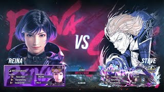 Tekken 8 Ranked  portamento Reina vs Noelittle Steve [upl. by Enibas]