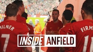 Inside Anfield Liverpool 41 Stoke City  TUNNEL CAM [upl. by Gibe]