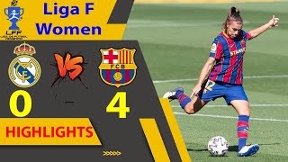 Real Madrid vs Barcelona Highlights amp All Goals  Liga F  16112024 [upl. by Fay]