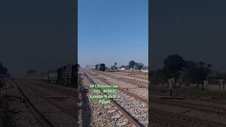 05 UP Green Line Express With GEU40 9043 Crossing Kalanch Wala Railway Station Punjab shorts yt [upl. by Ellery375]