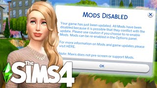 HOW TO FIX DISABLED MODS AFTER UPDATE IN SIMS 4  CC NOT WORKING AFTER SIMS 4 DECEMBER 2020 UPDATE [upl. by Arhna]