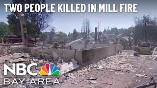 2 Dead in Mill Fire in Northern California Sheriff [upl. by Yendor]