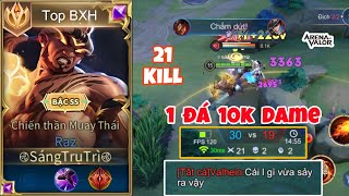 1 Đá Trắng Máu Vs 21 Kill Cực Căng Khiến Team Bạn Sốc Vì Dame Quá To  Top 1 Raz [upl. by Hahnke737]