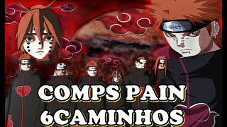 ALGUMAS COMPS PARA PAIN REUNIÃƒO DOS SEIS CAMINHOS PEDIDOS  NARUTO ONLINE [upl. by Shantee]