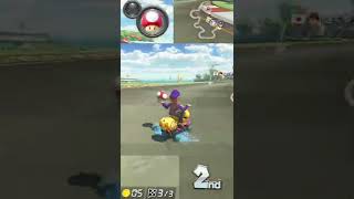 My closest finish in Mario Kart 8 Deluxe [upl. by Hamann651]