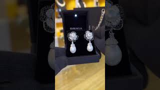 Omnia Areej Earrings in 925 Silver In High Quality Simulated diamonds [upl. by Agathe793]