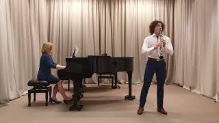 Henri Rabaud Solo de Concours Op10 for clarinet and piano [upl. by Celestina473]